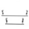 2 Size Towel Racks Over Kitchen Cabinet Door Towel Bar Hanging Holder Bathroom Shelf Rack Home