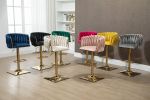 Bar Stools with Back and Footrest Counter Height Dining Chairs