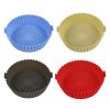 Reusable Air Fryer Silicone Pot Easy Cleaning Air Fryer Basket Heat Resistant