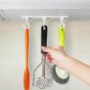 6 Hook Suction Cup Holder Towel Rack Storage Shelf Bathroom Rack Kitchen utensils storage sticky