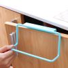 Towel Holder Rack Rail Cupboard Hanger Bar Hook Bathroom Kitchen Top Home Organization Candy Color