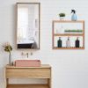 3-Tier Bathroom Adjustable Multifunctional Bamboo Shelf Layer Rack Wall Mounted Utility Storage Organizer Towel Shelves Kitchen Living Room Holder