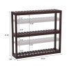 3-Tier Bathroom Adjustable Multifunctional Bamboo Shelf Layer Rack Wall Mounted Utility Storage Organizer Towel Shelves Kitchen Living Room Holder