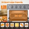 Air Fryer Toaster Oven 24 Quart - 7-In-1,with Air Fry, Roast, Toast, Broil & Bake Function