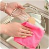 Microfiber Absorbent Cleaning Towel Kitchen Dish Cloth Hand Towel Clean Cloth Non Stick Oil Cleaning