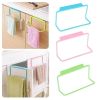 Towel Holder Rack Rail Cupboard Hanger Bar Hook Bathroom Kitchen Top Home Organization Candy Color