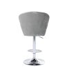 Bar Stools with Back and Footrest Counter Height Dining Chairs Set of 2