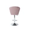 Bar Stools with Back and Footrest Counter Height Dining Chairs Set of 2