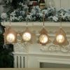 Christmas Tree Luminous Ornaments LED Wooden Pendant Novelty Xmas Home Decor Xmas Pendant