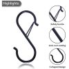 Hanging Heavy Duty S Hooks Safety Buckle Design Bathroom Cupboard Clothing Towel Hanger Hook Kitchen Cups Spatula Opener Scissor